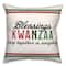 Blessings Kwanzaa Being Together is Everything Throw Pillow
